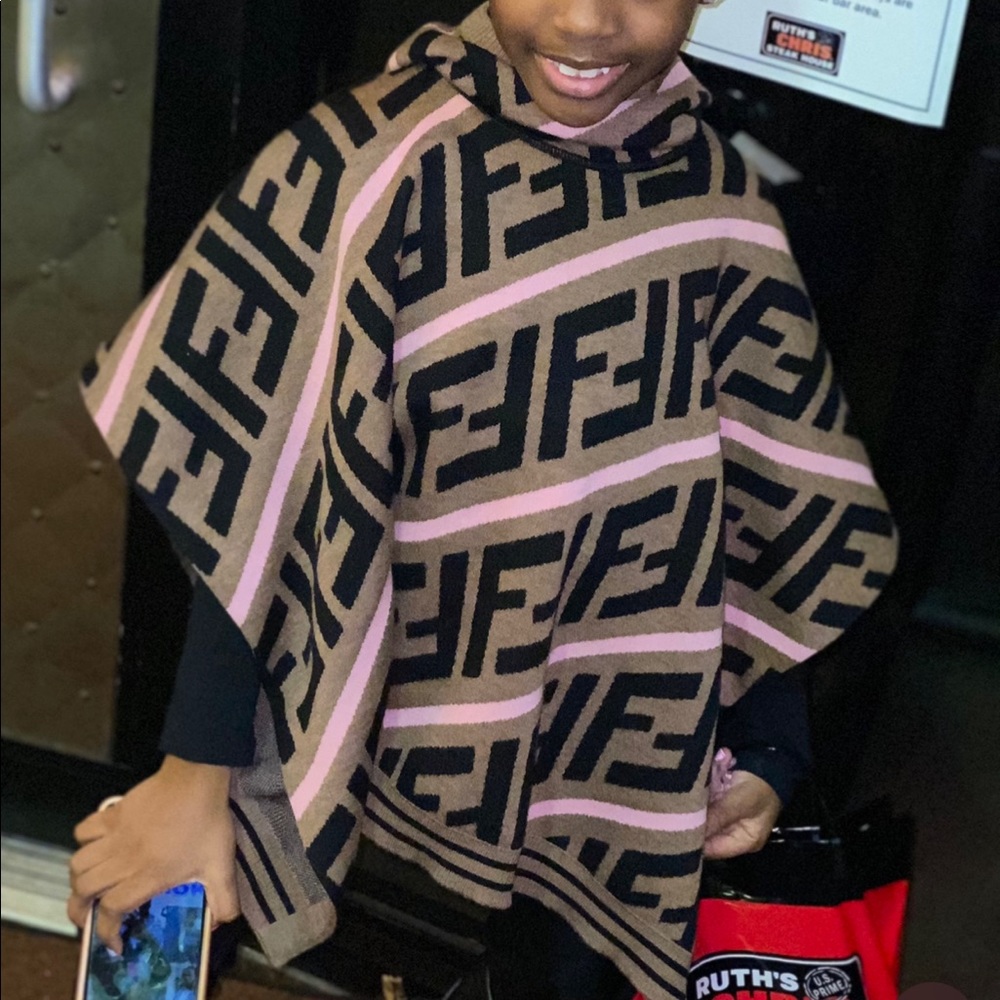 Fendi Girls Poncho 8-14 YO